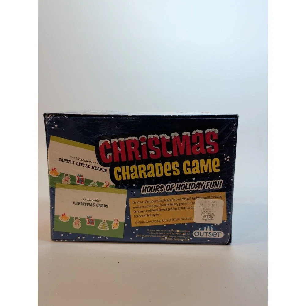 CHRISTMAS CHARADES‎ Game Ages 8+ Complete 220 Cards 2018 New / Sealed